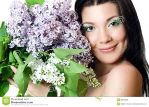 beautiful-woman-spring-flowers-lilac-25090146
